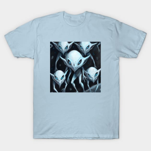 Several Strange Alien Creatures T-Shirt by Star Scrunch